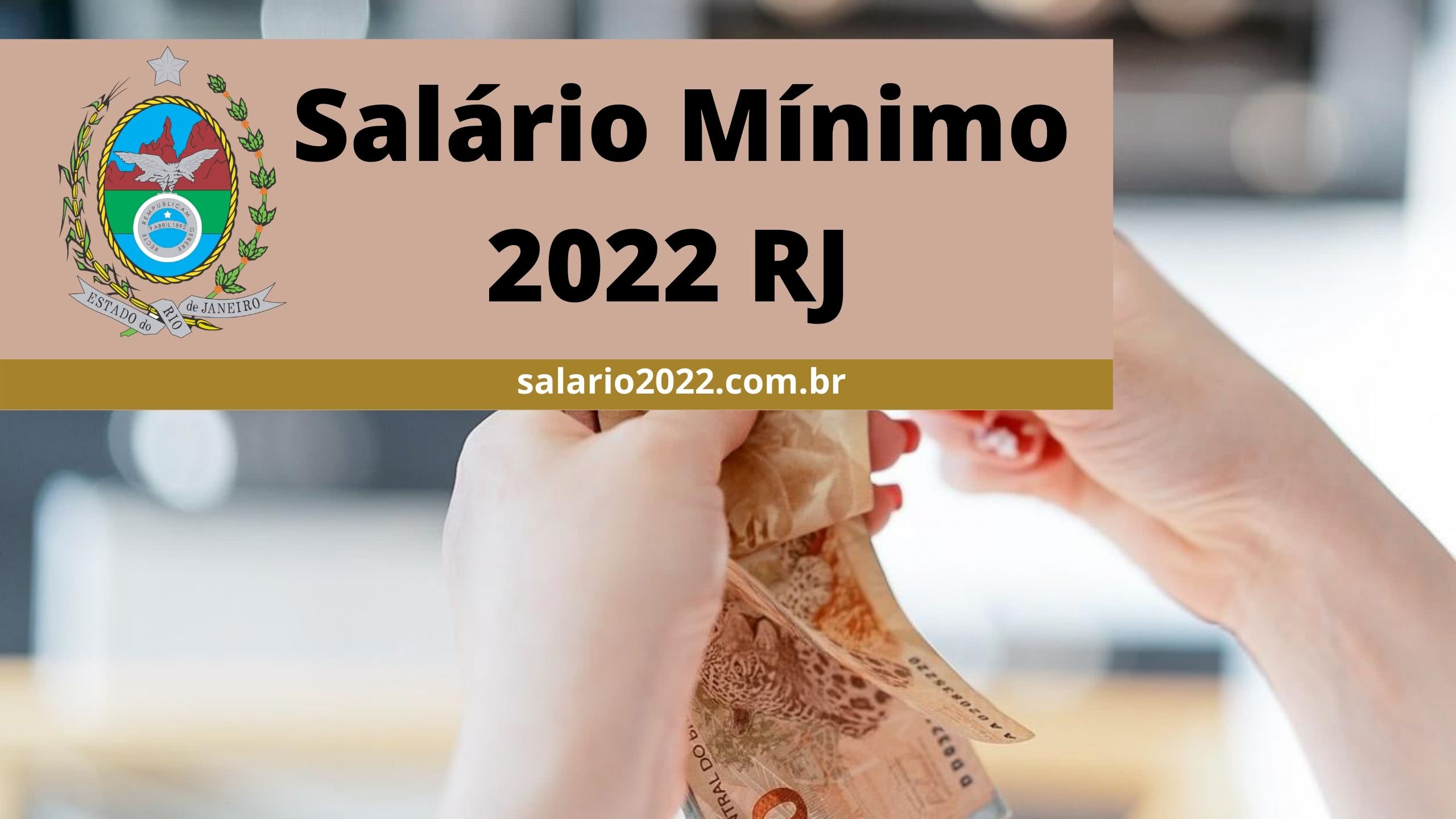 Salário Mínimo 2022 RJ